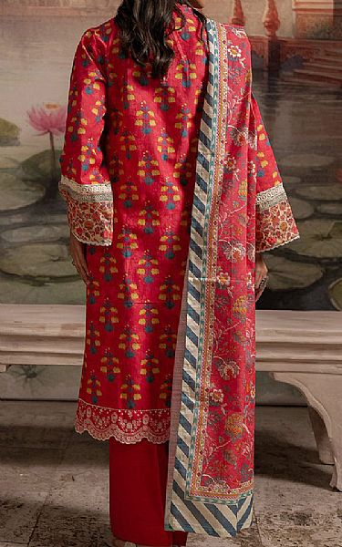 Zellbury Faded Red Khaddar Suit (2 pcs) | Pakistani Winter Dresses in USA- Image 2