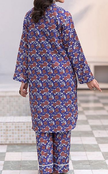 Zellbury Blueberry Khaddar Suit (2 pcs) | Pakistani Winter Dresses in USA- Image 2