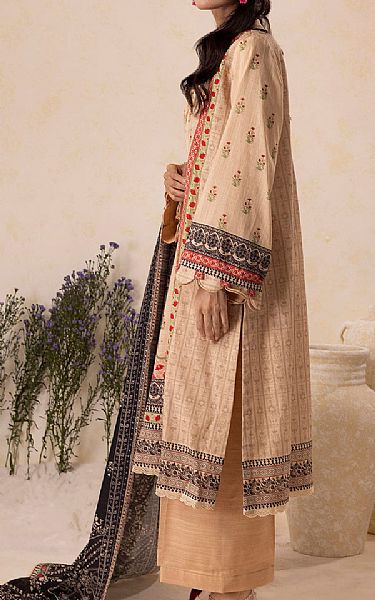 Zellbury Ivory Khaddar Suit (2 pcs) | Pakistani Winter Dresses in USA- Image 2