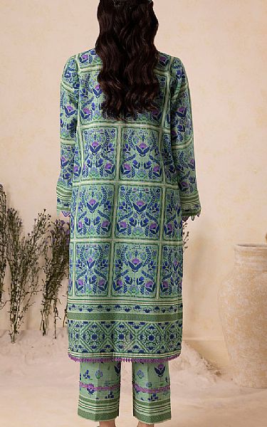 Zellbury Light Green Khaddar Suit (2 pcs) | Pakistani Winter Dresses in USA- Image 2