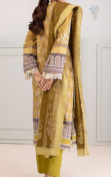 Zellbury Olive Lawn Suit | Pakistani Lawn Dress in USA- Image 2