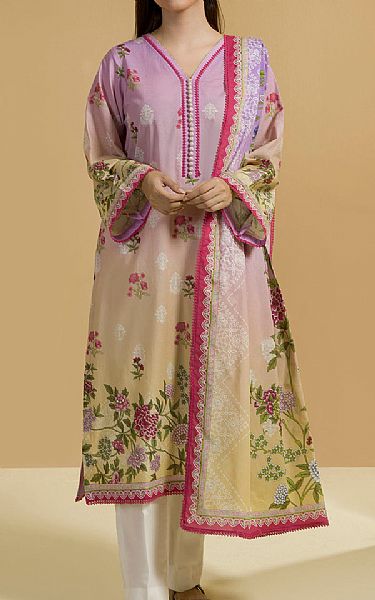 Zellbury Lilac/Ivory Lawn Suit (2 pcs) | Pakistani Lawn Dress in USA- Image 1