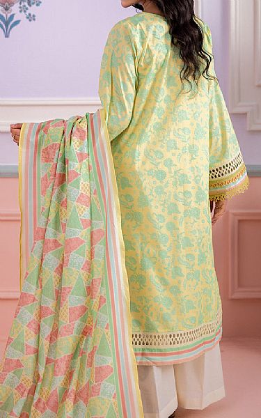 Zellbury Sand Gold/Green Lawn Suit (2 pcs) | Pakistani Lawn Dress in USA- Image 2