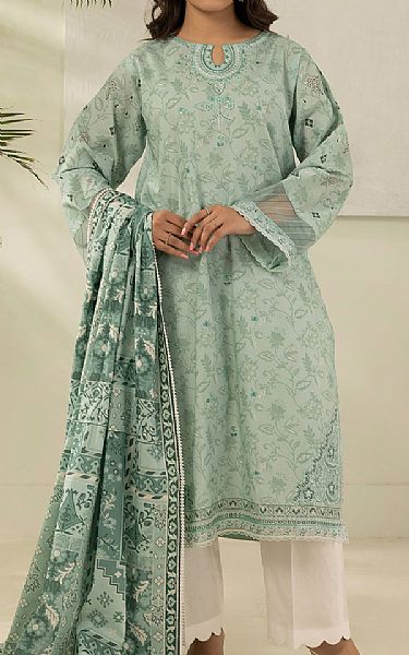 Zellbury Summer Green Lawn Suit (2 pcs) | Pakistani Lawn Dress in USA- Image 1