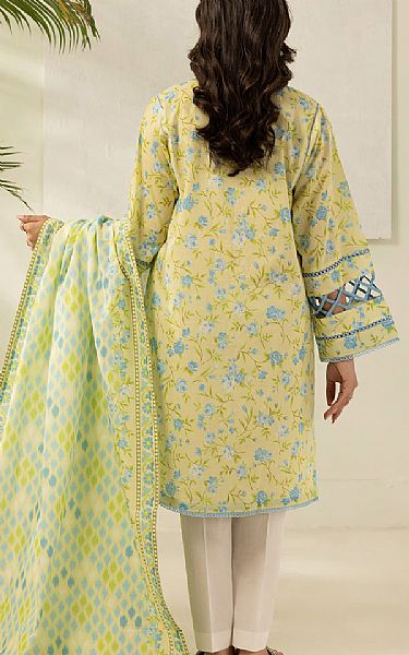 Zellbury Pastel Yellow Lawn Suit (2 pcs) | Pakistani Lawn Dress in USA- Image 2