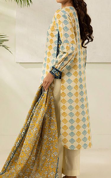 Zellbury Off White Lawn Suit (2 pcs) | Pakistani Lawn Dress in USA- Image 2
