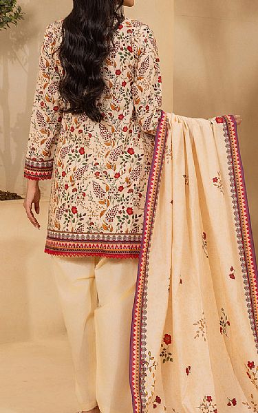 Zellbury Ivory Lawn Suit (2 pcs) | Pakistani Lawn Dress in USA- Image 2
