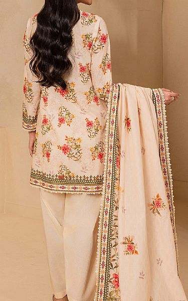 Zellbury Ivory Lawn Suit (2 pcs) | Pakistani Lawn Dress in USA- Image 2
