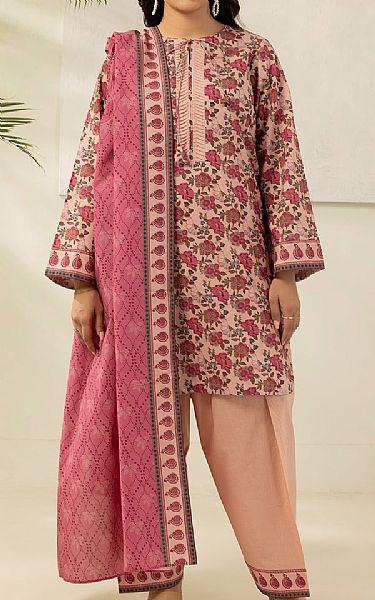 Zellbury Oriental Pink Lawn Suit | Pakistani Lawn Dress in USA- Image 1