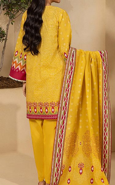Zellbury Golden Yellow Lawn Suit | Pakistani Lawn Dress in USA- Image 2