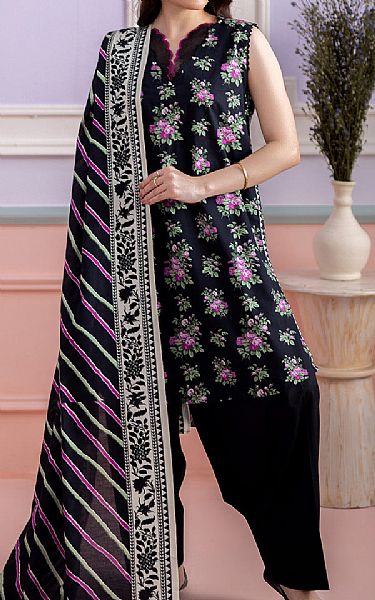 Zellbury Black Lawn Suit | Pakistani Lawn Dress in USA- Image 1