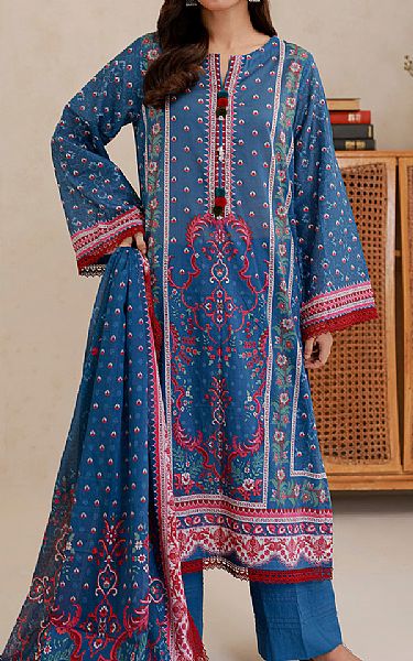 Zellbury Blue Lawn Suit | Pakistani Lawn Dress in USA- Image 1