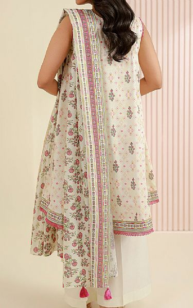 Zellbury Off White Lawn Suit | Pakistani Lawn Dress in USA- Image 2