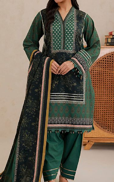 Zellbury Green/Black Lawn Suit | Pakistani Lawn Dress in USA- Image 1