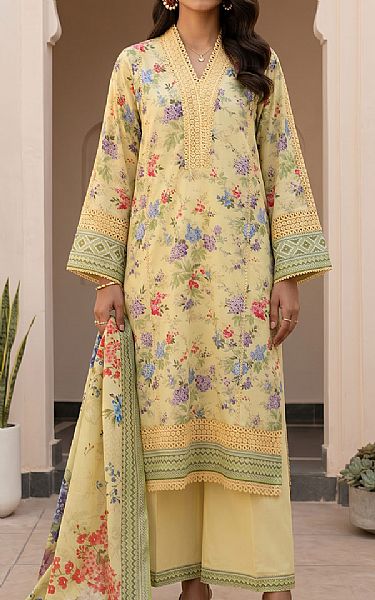 Zellbury Cream Lawn Suit | Pakistani Lawn Dress in USA- Image 1