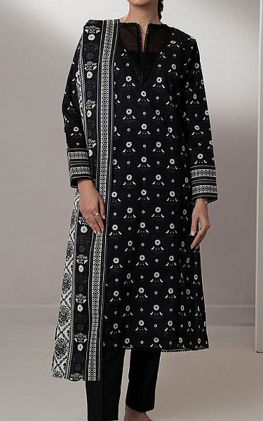 Zellbury Black Lawn Suit (2 pcs) | Pakistani Lawn Dress in USA- Image 1