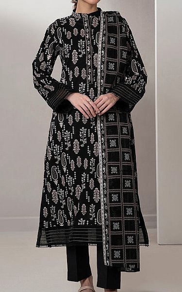 Zellbury Black Lawn Suit (2 pcs) | Pakistani Lawn Dress in USA- Image 1