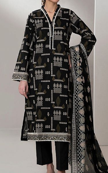 Zellbury Black Lawn Suit | Pakistani Lawn Dress in USA- Image 1