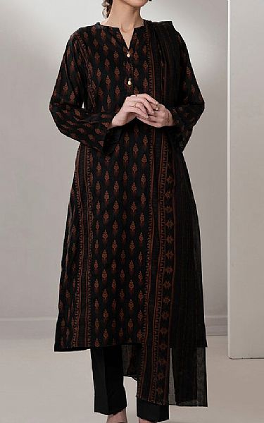 Zellbury Black Lawn Suit | Pakistani Lawn Dress in USA- Image 1
