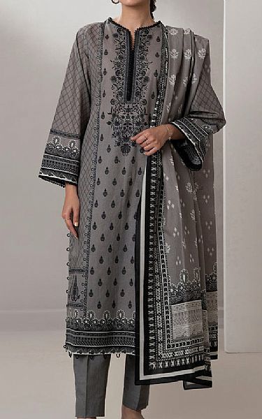 Zellbury Grey Lawn Suit | Pakistani Lawn Dress in USA- Image 1