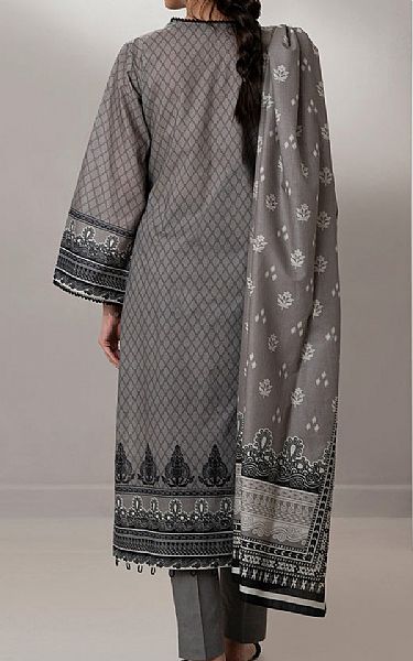 Zellbury Grey Lawn Suit | Pakistani Lawn Dress in USA- Image 2