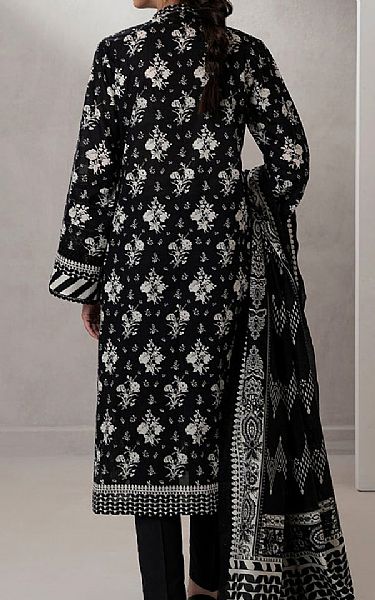 Zellbury Black/Off White Lawn Suit | Pakistani Lawn Dress in USA- Image 2