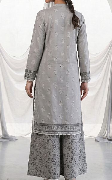 Zellbury Grey Lawn Suit (2 pcs) | Pakistani Lawn Dress in USA- Image 2