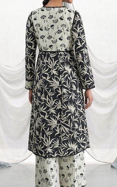Zellbury Black/Off White Lawn Suit (2 pcs) | Pakistani Lawn Dress in USA- Image 2