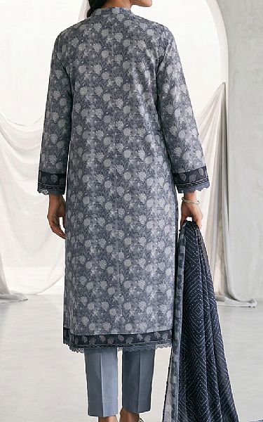 Zellbury Grey/Off White Lawn Suit | Pakistani Lawn Dress in USA- Image 2