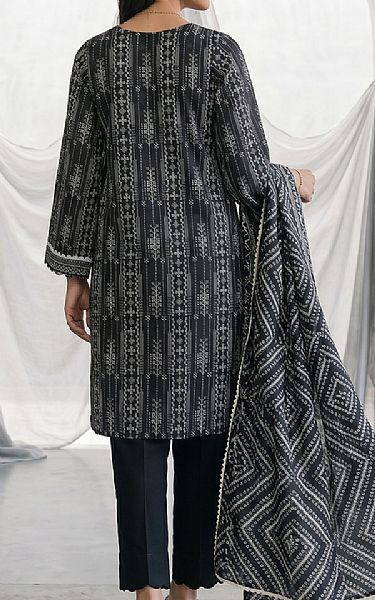 Zellbury Black/Off White Lawn Suit | Pakistani Lawn Dress in USA- Image 2