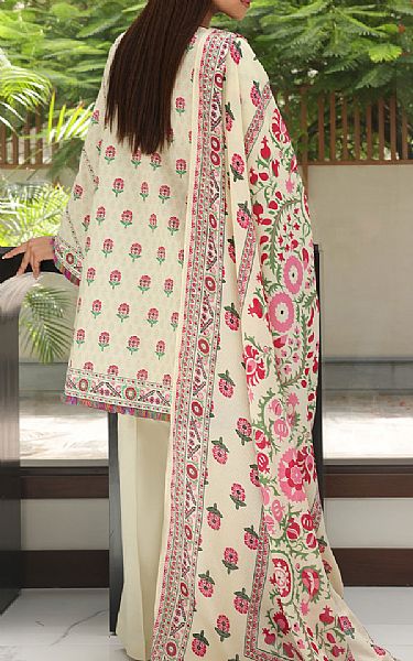 Zellbury Ivory Cambric Suit (2 Pcs) | Pakistani Winter Dresses in USA- Image 2