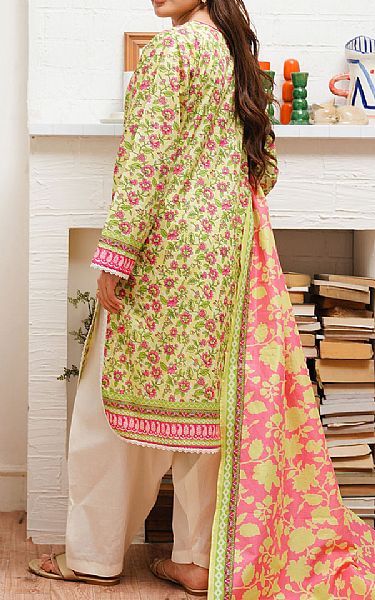 Zellbury Apple Green Cambric Suit (2 Pcs) | Pakistani Winter Dresses in USA- Image 2
