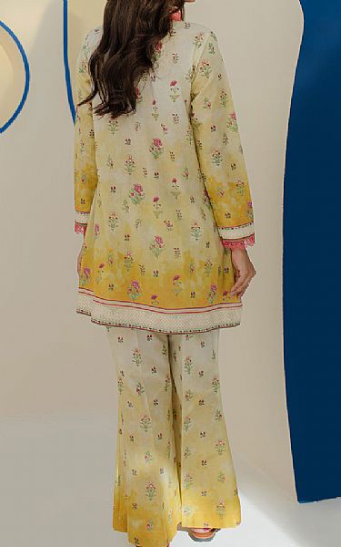 Zellbury Grey/Olive Cambric Suit (2 Pcs) | Pakistani Winter Dresses in USA- Image 2