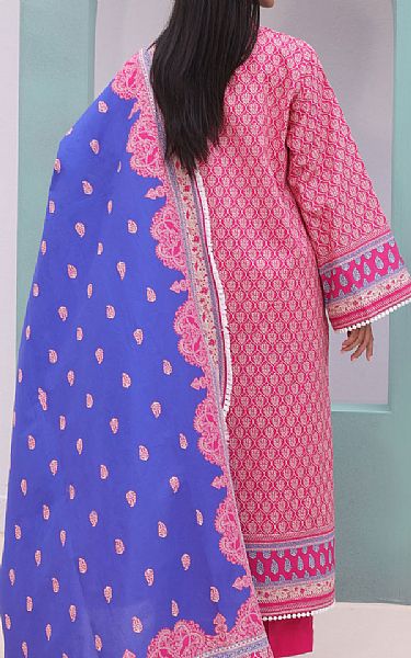 Zellbury Ruddy Pink Cambric Suit | Pakistani Winter Dresses in USA- Image 2