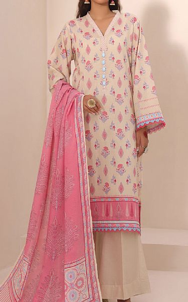 Zellbury Ivory Lawn Suit (2 Pcs) | Pakistani Lawn Dress in USA- Image 1