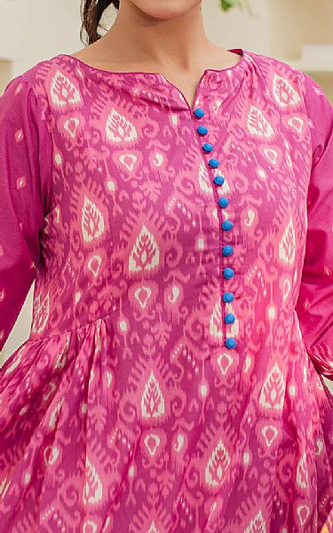 Zellbury Magenta Lawn Suit (2 Pcs) | Pakistani Lawn Dress in USA- Image 2
