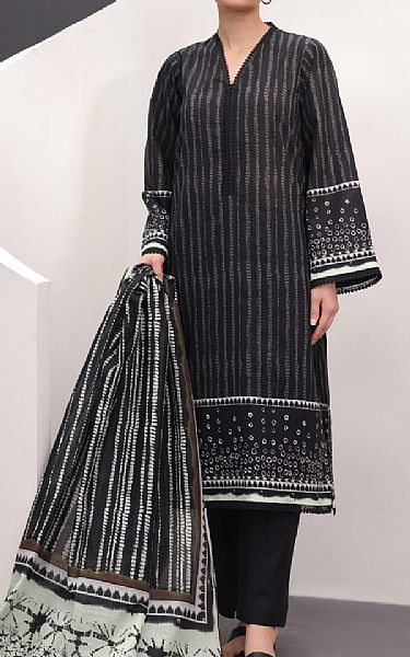 Zellbury Black Lawn Suit | Pakistani Lawn Dress in USA- Image 1