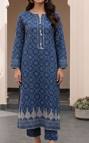 Zellbury Blue Lawn Suit (2 Pcs) | Pakistani Lawn Dress in USA- Image 1