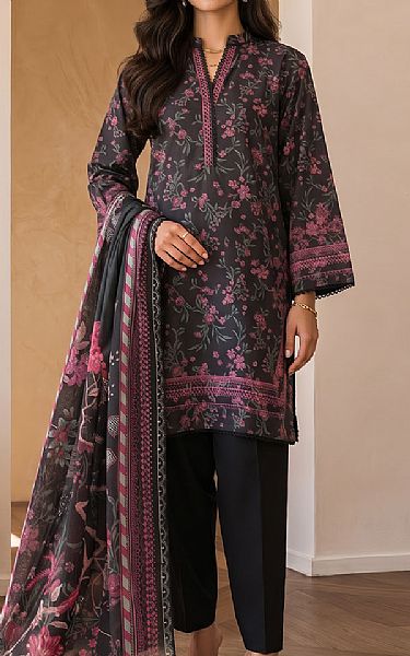 Zellbury Black Lawn Suit | Pakistani Lawn Dress in USA- Image 1