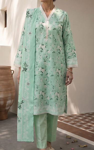 Zellbury Aqua Lawn Suit | Pakistani Lawn Dress in USA- Image 1