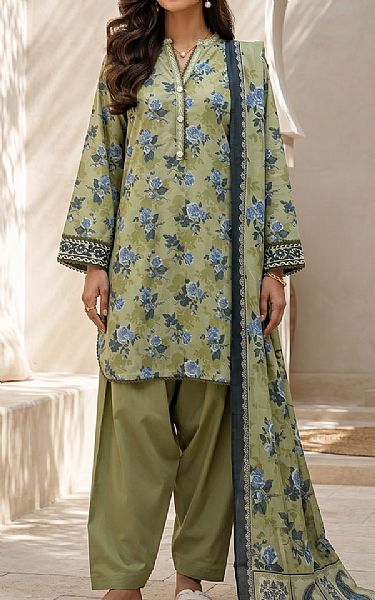 Zellbury Pistachio Green Lawn Suit | Pakistani Lawn Dress in USA- Image 1