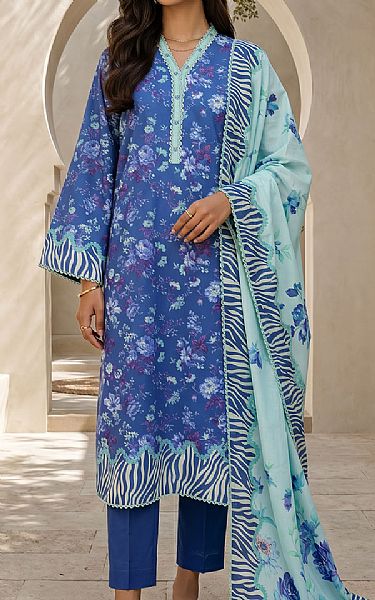 Zellbury Blue Lawn Suit | Pakistani Lawn Dress in USA- Image 1