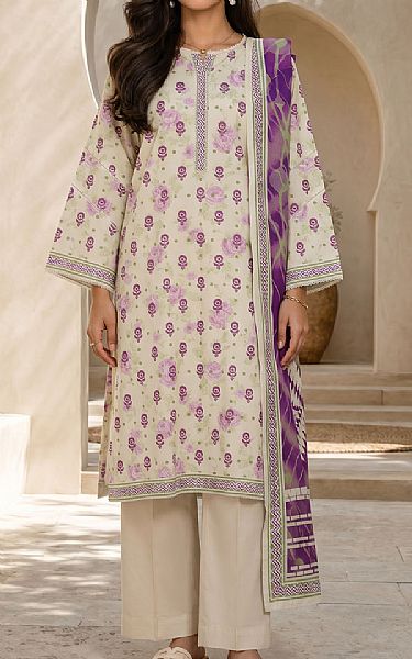 Zellbury Ivory Lawn Suit | Pakistani Lawn Dress in USA- Image 1