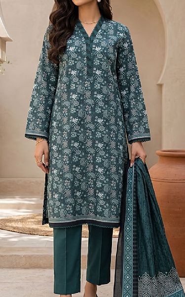 Zellbury Teal Lawn Suit | Pakistani Lawn Dress in USA- Image 1
