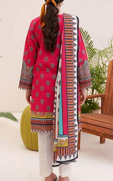 Zellbury Hot Pink Khaddar Suit (2 Pcs) | Pakistani Winter Dresses- Image 2