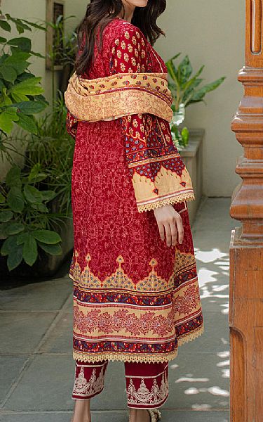 Zellbury Carmine Khaddar Suit | Pakistani Winter Dresses in USA- Image 2