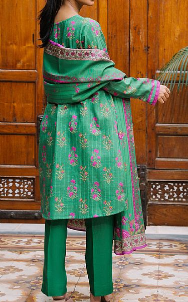 Zellbury Emerald Green Khaddar Suit (2 Pcs) | Pakistani Winter Dresses in USA- Image 2