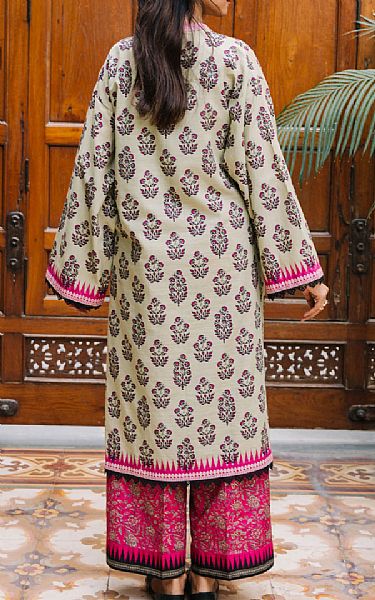 Zellbury Off-white Khaddar Suit (2 Pcs) | Pakistani Winter Dresses in USA- Image 2