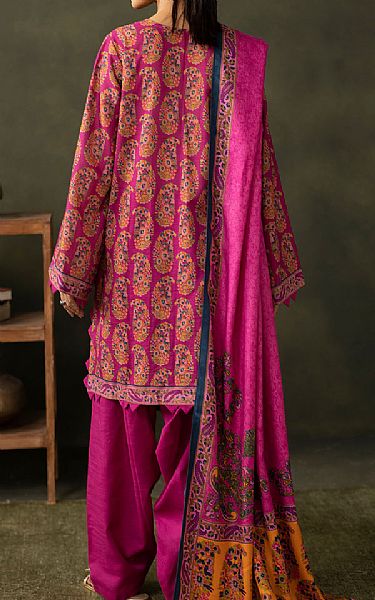 Zellbury Bud Cherry Khaddar Suit | Pakistani Winter Dresses in USA- Image 2
