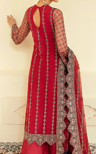 Akbar Aslam Scarlet Net Suit | Pakistani Dresses in USA- Image 2